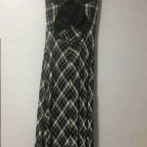 Black and white Plaid dress